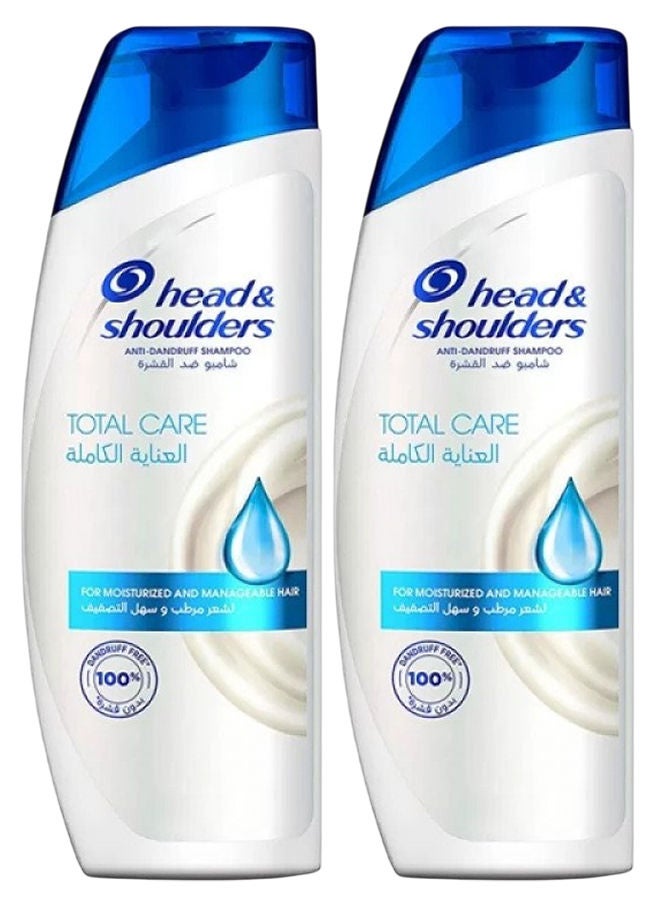 Head & Shoulders Total Care Shampoo 2x190ml